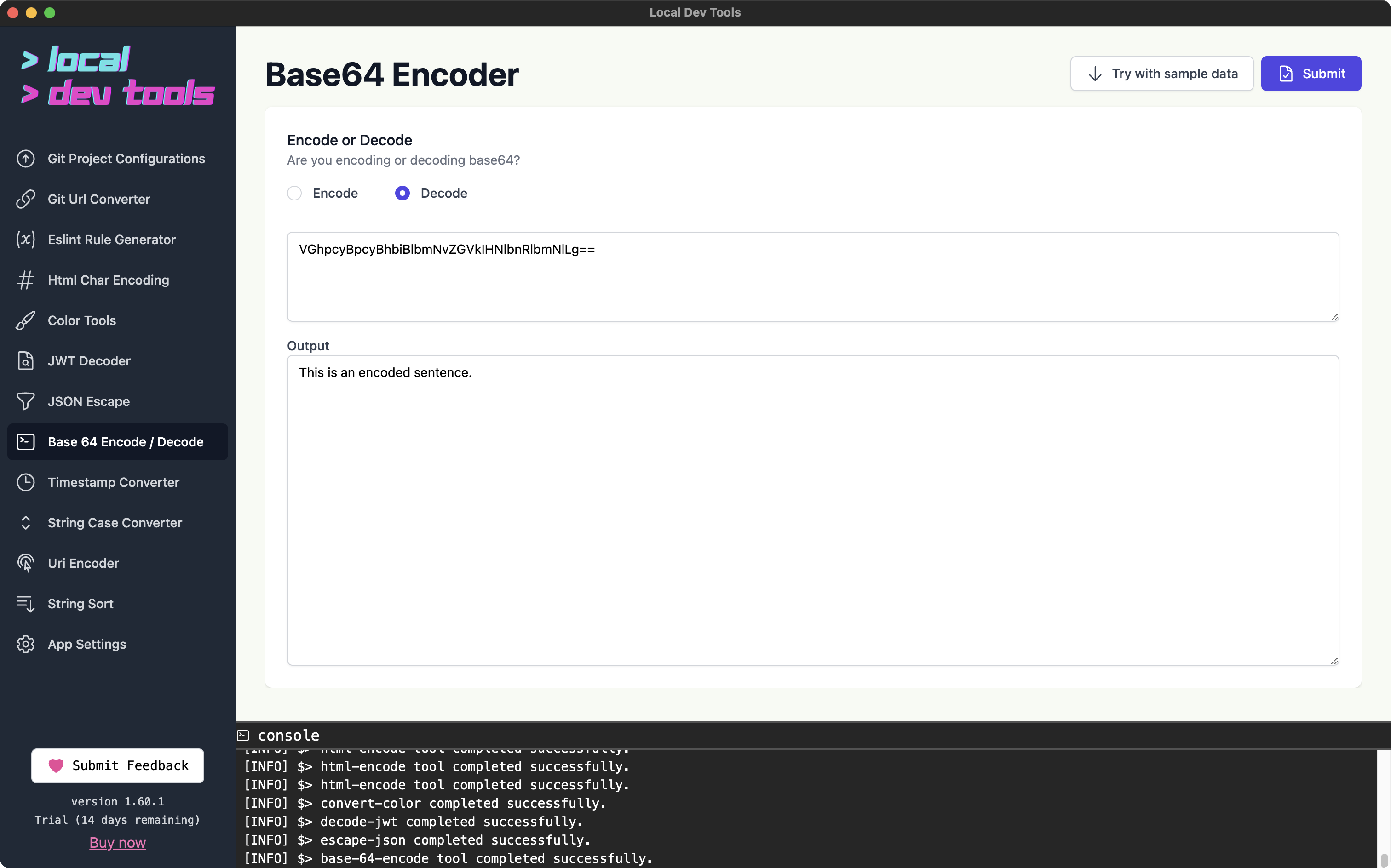Base64 Encode/Decode