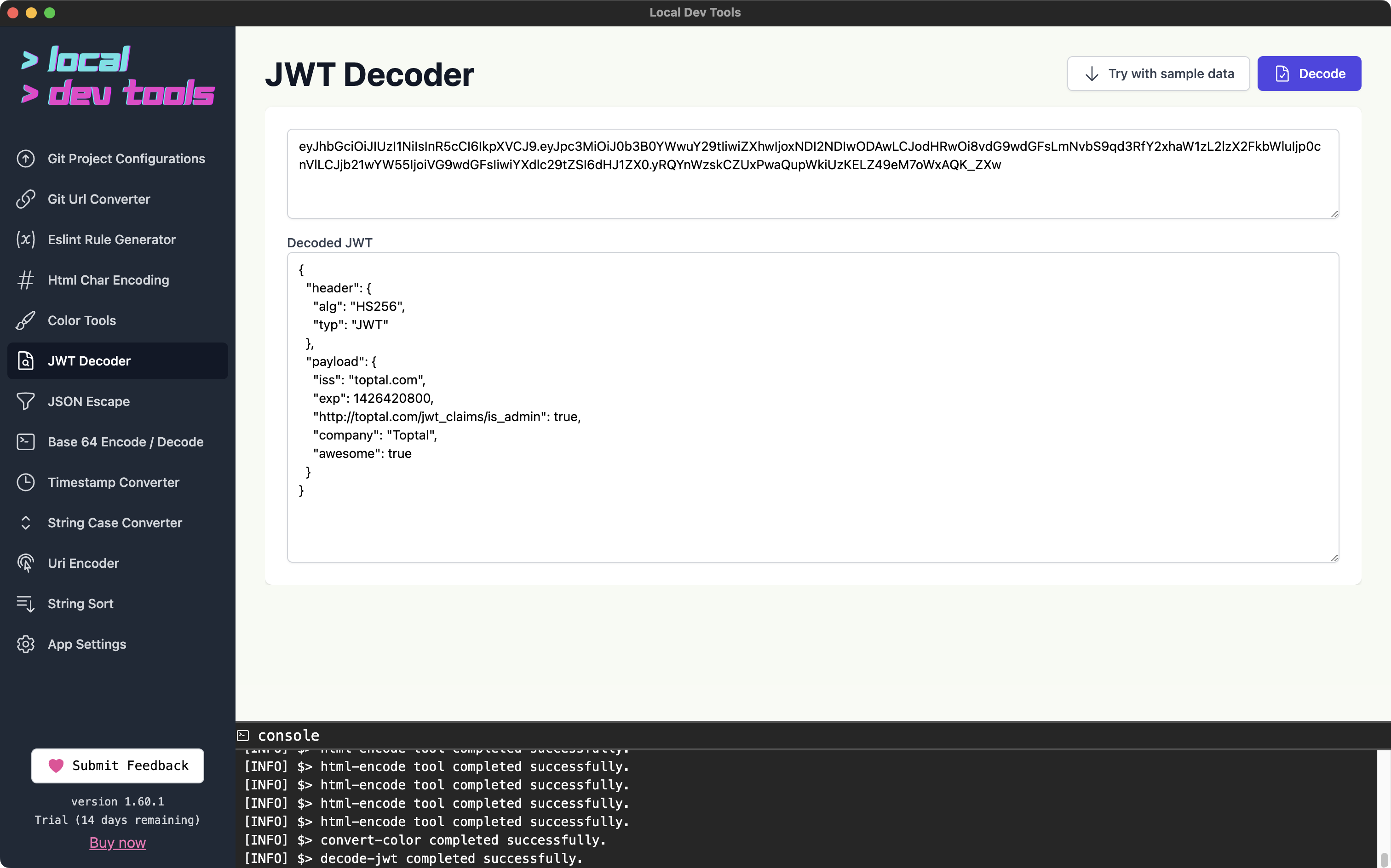 JWT Decoder